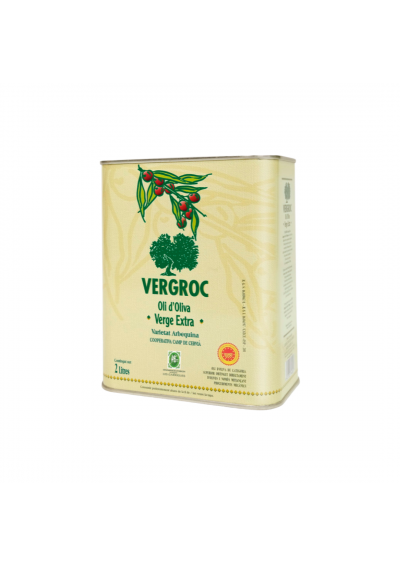 Oli d'oliva verge extra Vergroc Cervià 2 litres llauna